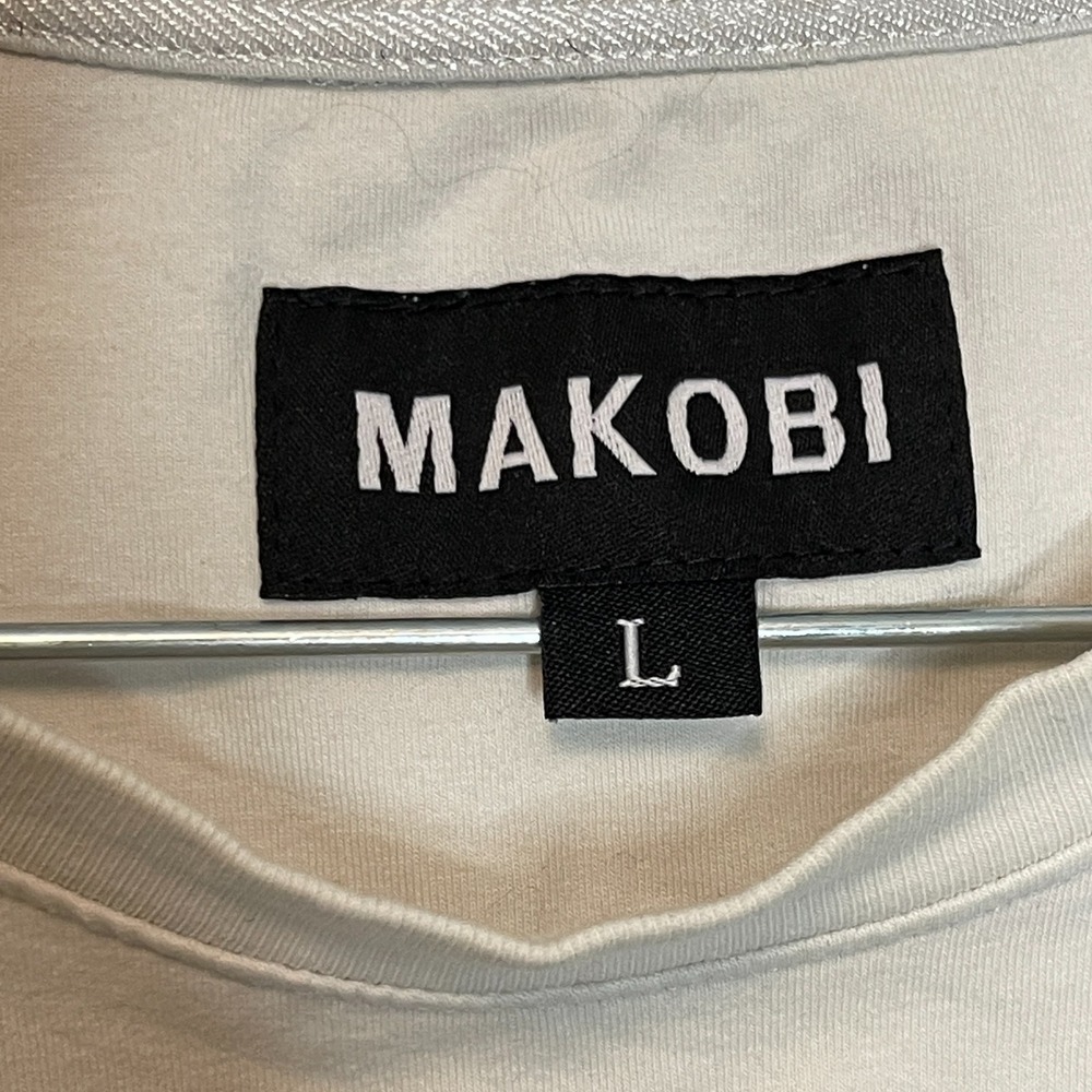 Makobi Men Frenemies Its Lit Embroidered Jersey Stretch Short Sleeve TShirt L - Picture 8 of 14